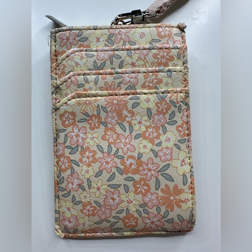 Wild Fable floral ID lanyard